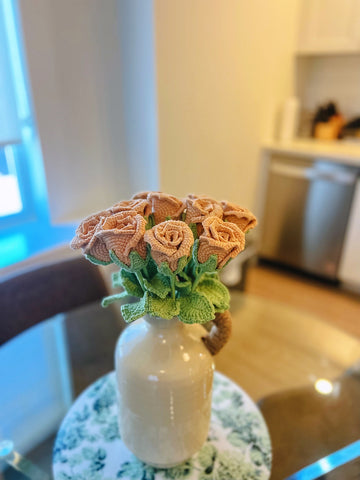 C10 Cocoa Poise | Bouquet ( 10 Beige Roses )