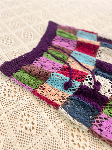 Granny Square Pattern Skirt