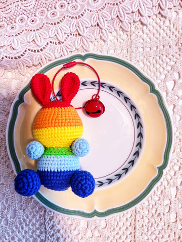 Rainbow Dog Doll