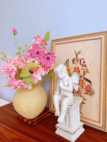 C7 Celestial Veil | Bouquet ( Pink flowers )