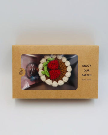 Whimsical Treats – Strawberry Cream Tart Keychain (1 pc)