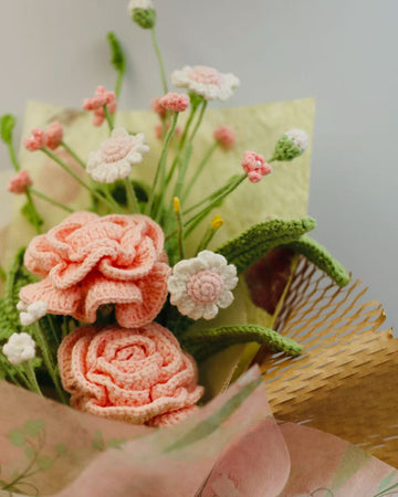 B5 Peach Morning Garden Glow | Bouquet ( around 6–7 branches )