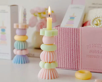 Nature Forms – Glow Stack – Layered Sculptural Candle (6 Layers)