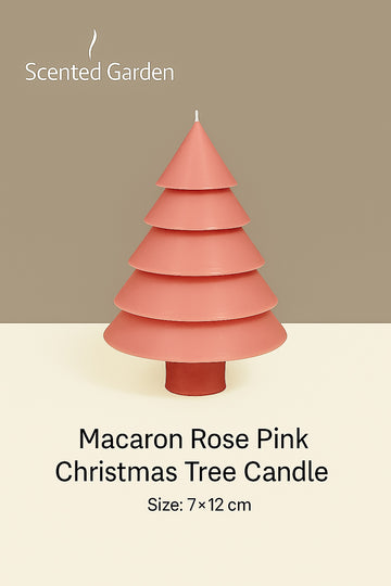 Soft Floras – Blush Pine|Macaron Rose Pink Christmas Tree Candle
