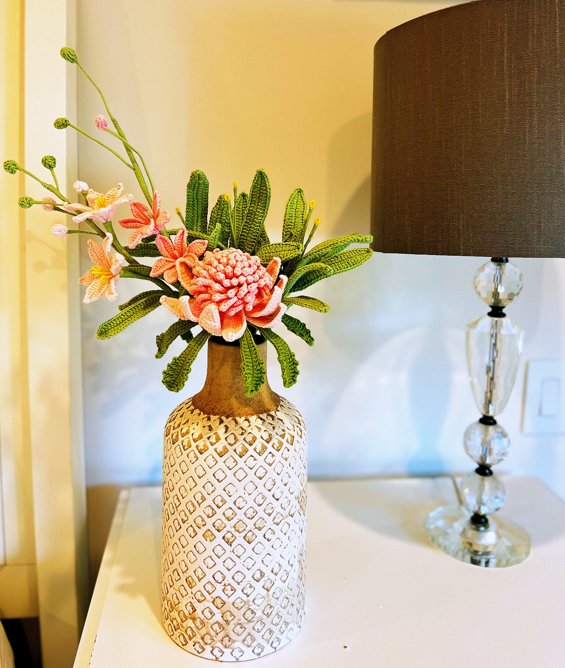C13 Coral Bloom | Bouquet ( Overlord Flower, Mars Orchid and Leaves )