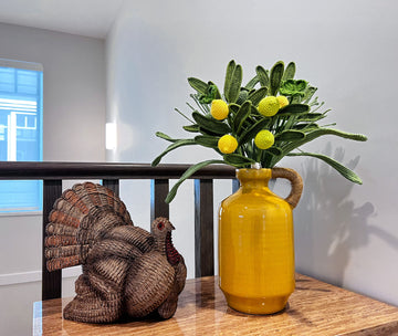 B2 Citrus Grove | Bouquet ( Lemon fruits and Fountain grasses )