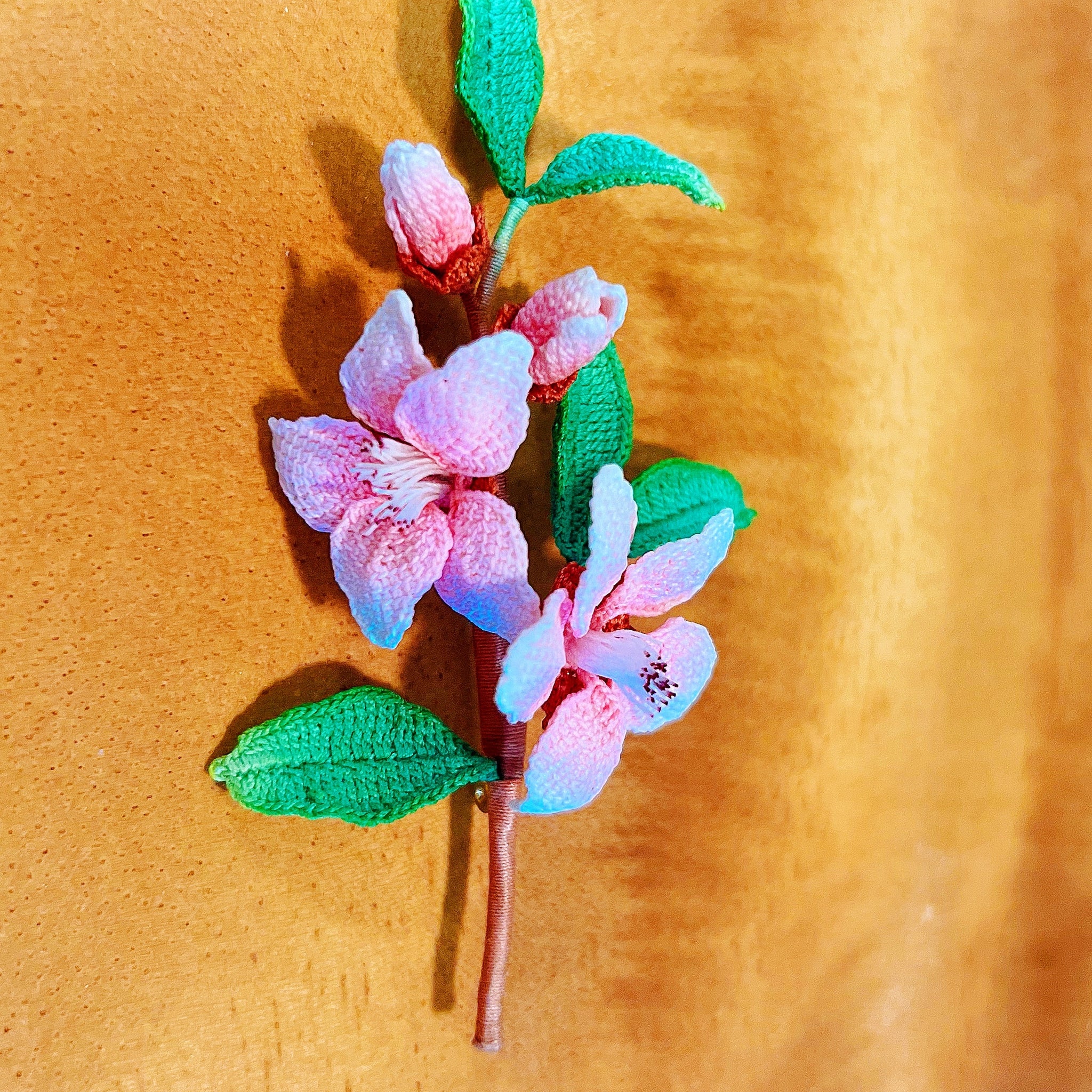 Peach Blossom Brooch