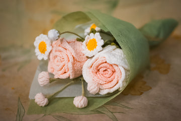 A4 Rosalia Series | Bouquet ( 2 Roses and 2 complementary flowers or leaves)