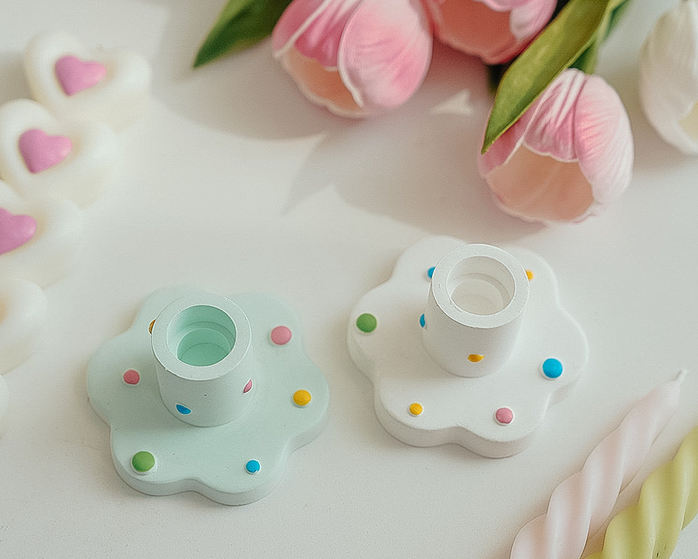 Dottie Flower Base – Candle Holder