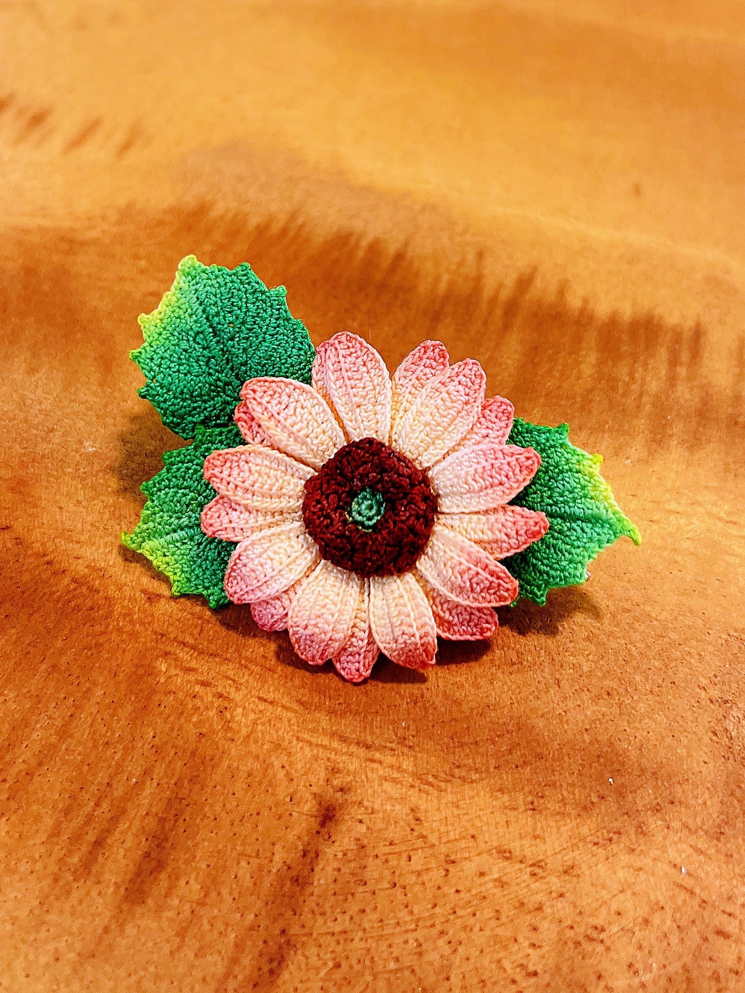 Sunflower Brooch / Hair Pin