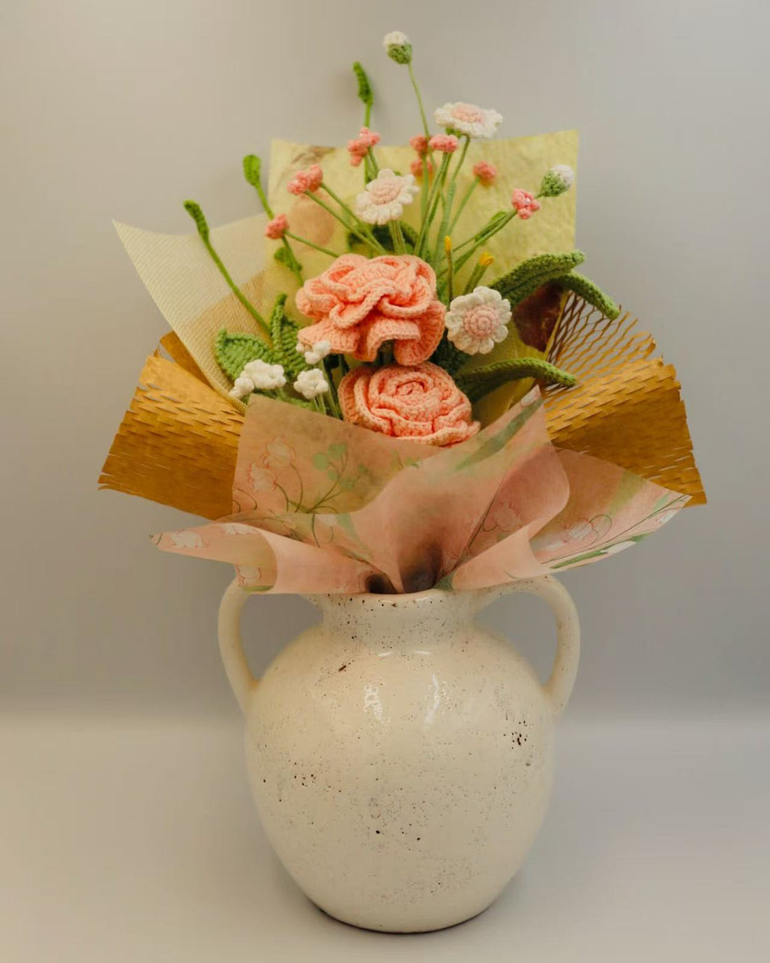 B5 Peach Morning Garden Glow | Bouquet ( around 6–7 branches )