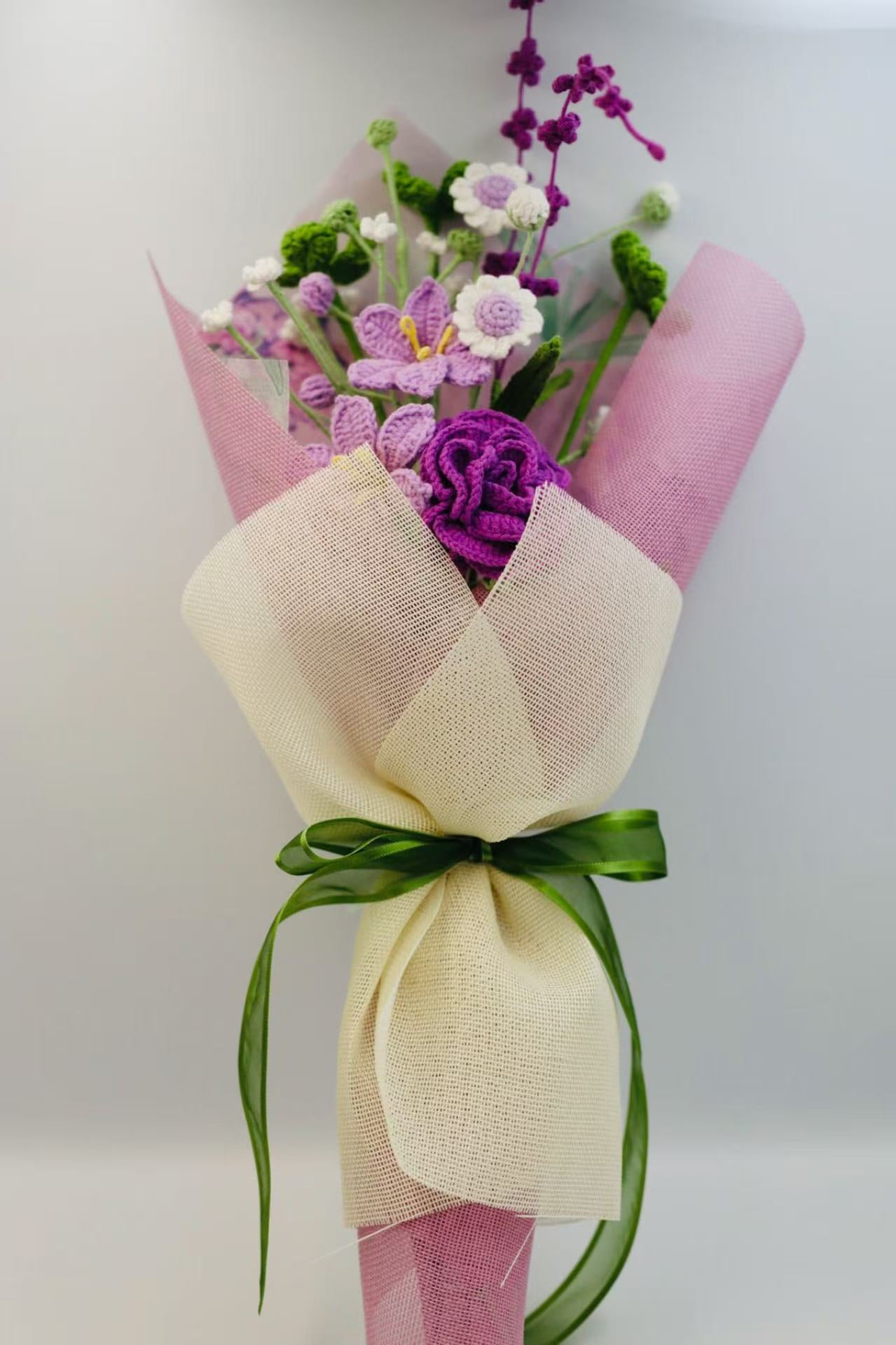 B6 Purple Rose & Lilac Harmony | Bouquet ( around 7 branches )