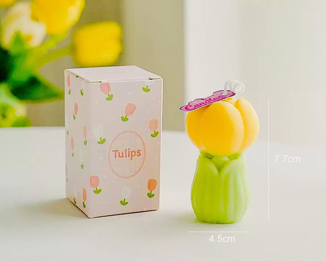 Soft Floras – Single Tulip Candle