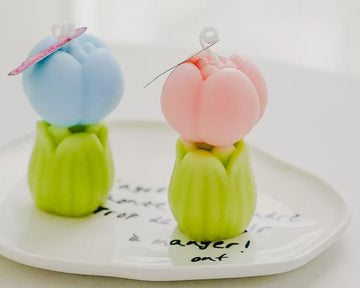 Soft Floras – Single Tulip Candle
