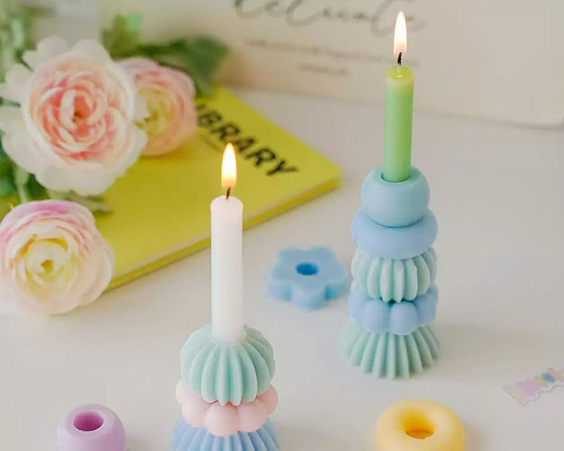 Nature Forms – Glow Stack – Layered Sculptural Candle (6 Layers)