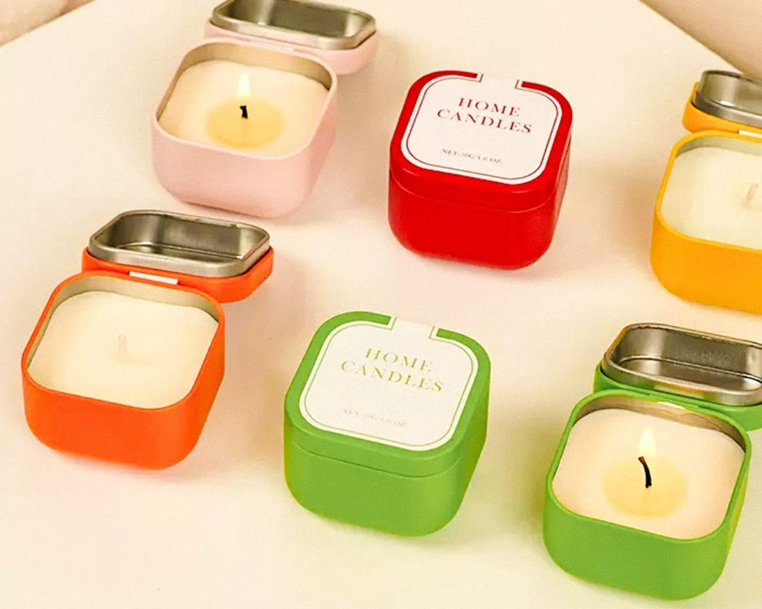 Pocket Glow – Square Tin Candle