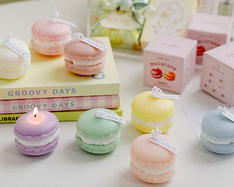 Sugar Treats – Macaron Candle